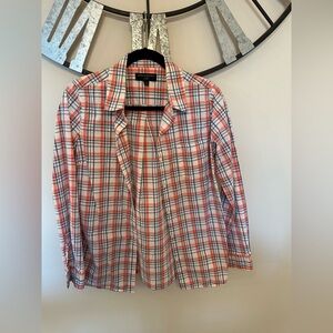 Banana Republic Women’s Plaid Button Down Shirt. Classic Fit. Size M. Good Cond.